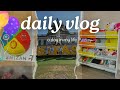 Preparing food for friend🥘Birthday party 🎂How to store kids toys 🧸
