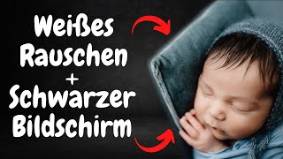 Tiefenhaartrockner Mit Weißem Rauschen Zum Schlafen Schwarzem Bildschirm 10H