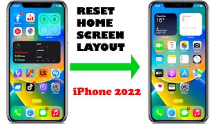How to RESET Home Screen Layout on iPhone 2022