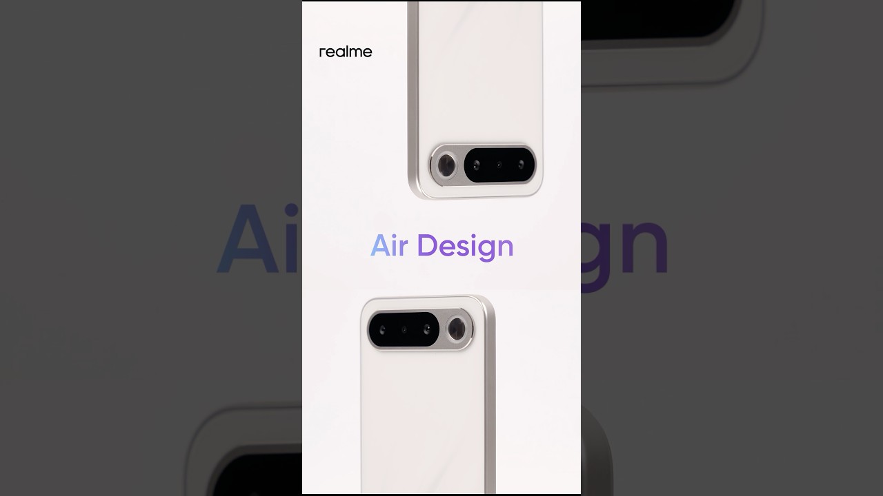 Designed to feel weightless. Built to go distance. #realme16 5G, India’s first selfie mirror phone.