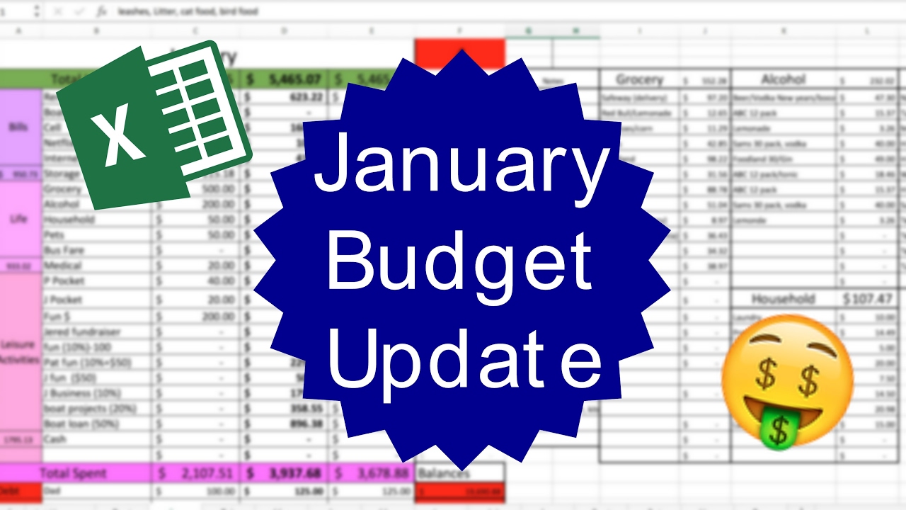 January Budget Update - Sailboat Liveaboard -