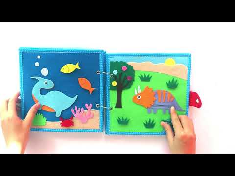 dinosaur book Quiet book Dreaming fox dinosaur book Quiet book Dreaming fox