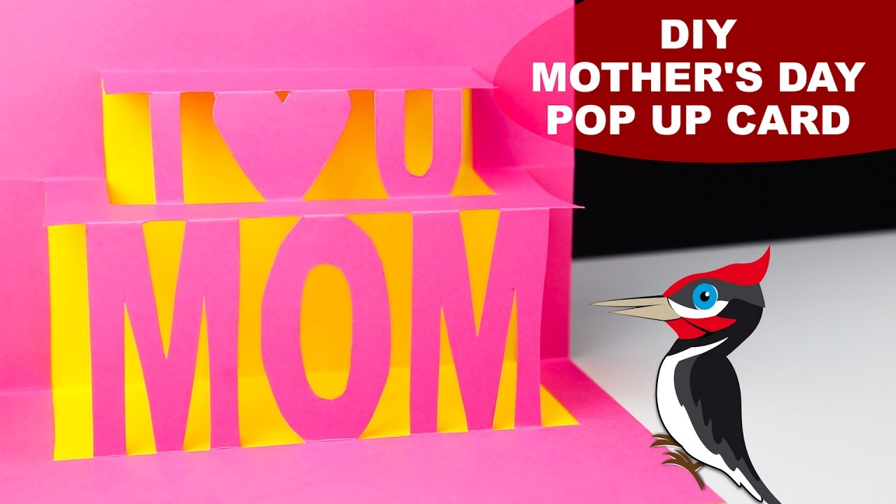How to make POP UP CARD Easy DIY Mother's Day Gift Idea - YouTube