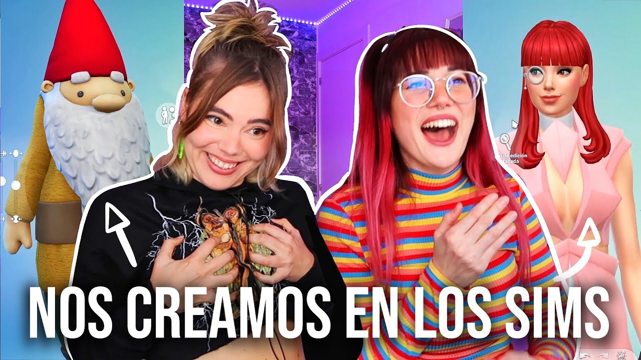 Dos amigas creándose en los SIMS 😂  | Xuri Fenton y Carla Laubalo