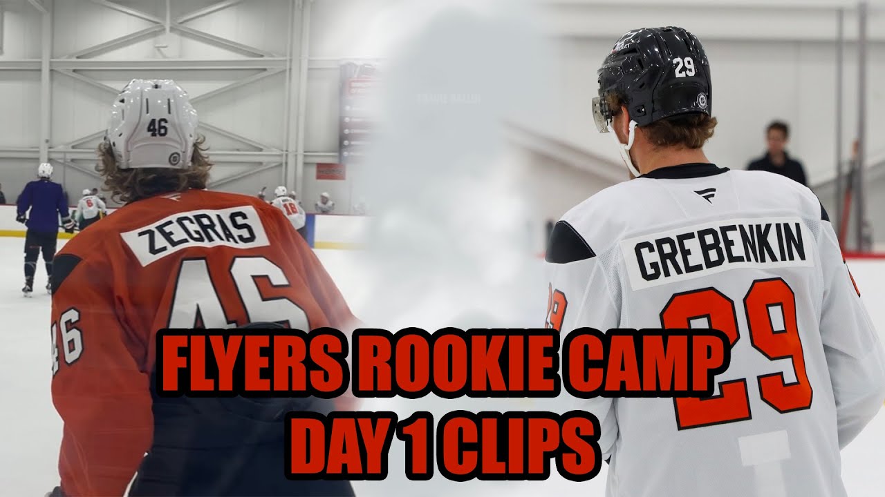 Philadelphia Flyers Rookie Camp Clips Day 1 AND Flyers Scrimmage Clips - 9/11/25
