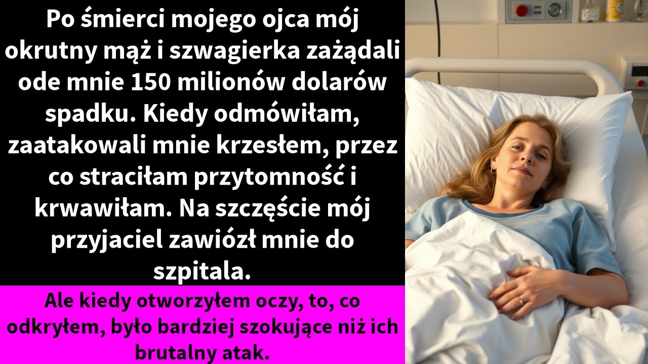 Nazywam się Rebecca i myślałam, że mam idealne życie – kochającego męża, piękny dom i spadek po ojcu wart 150 milionów dolarów. Wszystko runęło w jednej chwili, kiedy po śmierci taty mój mąż Erik...