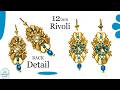 Radiant Rivoli Beaded Earring Tutorial