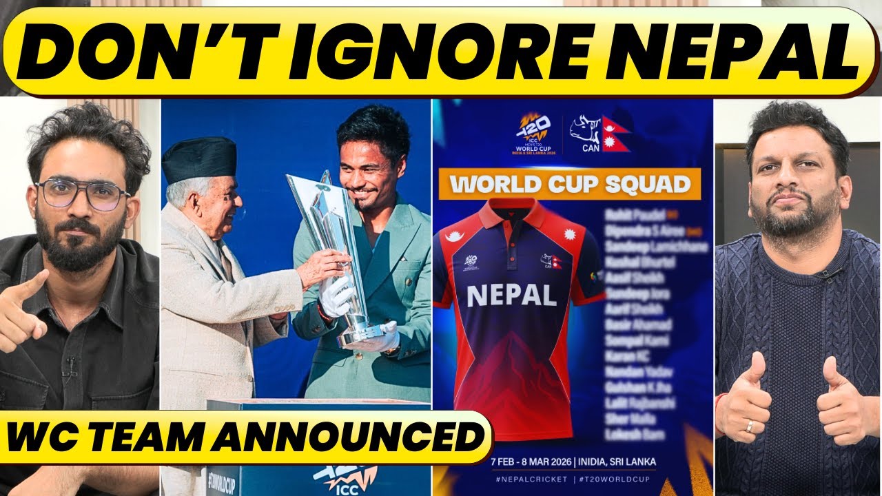 🔴Nepal Announces T20 World Cup Squad: Capable of Shocking Big Teams?