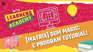 Matrix Sum Magic: C Program Tutorial! 🧮