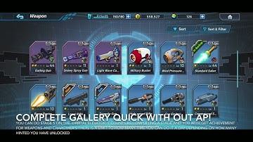 Megaman x Dive level up gallery without AP