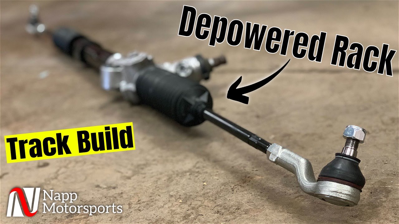 Depowering a Miata Steering Rack // Miata Track Build YouTube