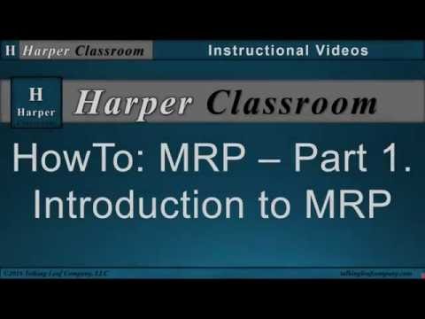 ระบบ mrp คือ  Update 2022  Material Requirements Planning-MRP-Part-1 | Dr. Harper's Classroom