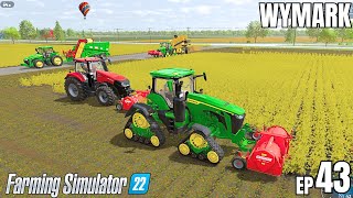 🥔 tractor JOHN DEERE HARVESTING  of CASE Farming Simulator 22  | FS 22 | wymark  EP43Timelapse screenshot 5