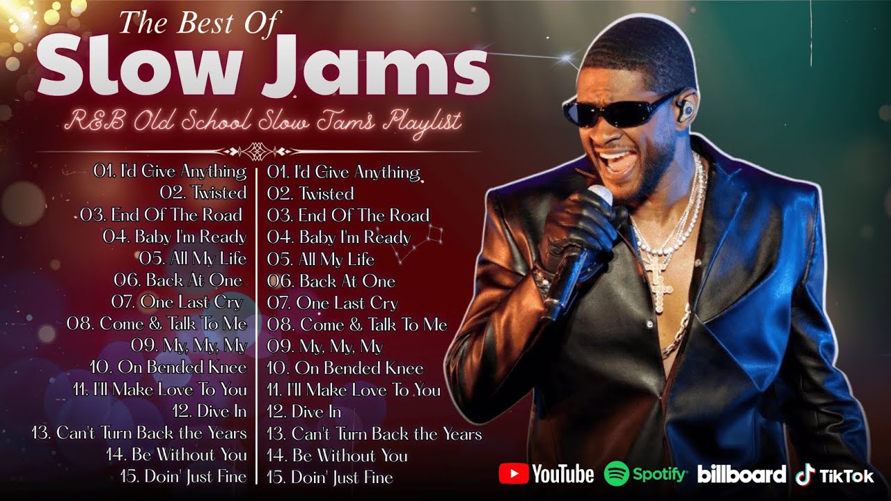 80s & 90s R&B Slow Jams Mix 🍷 – Usher, Boyz II Men, Brian McKnight, Usher, Toni Braxton Classics