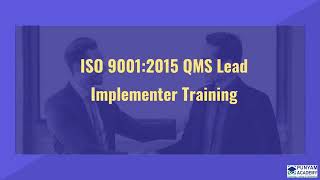 ISO 9001 Lead Implementer Training - Online Course