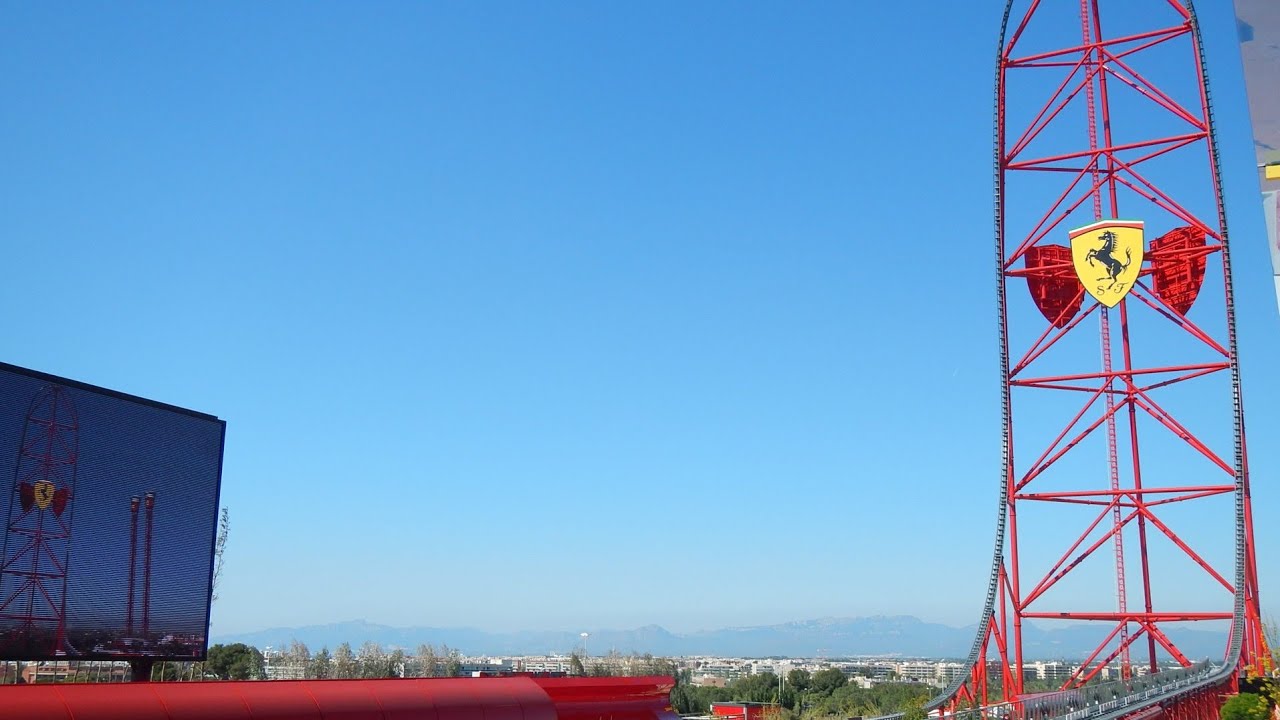 Ferrari Land - Red Force (4K offride)