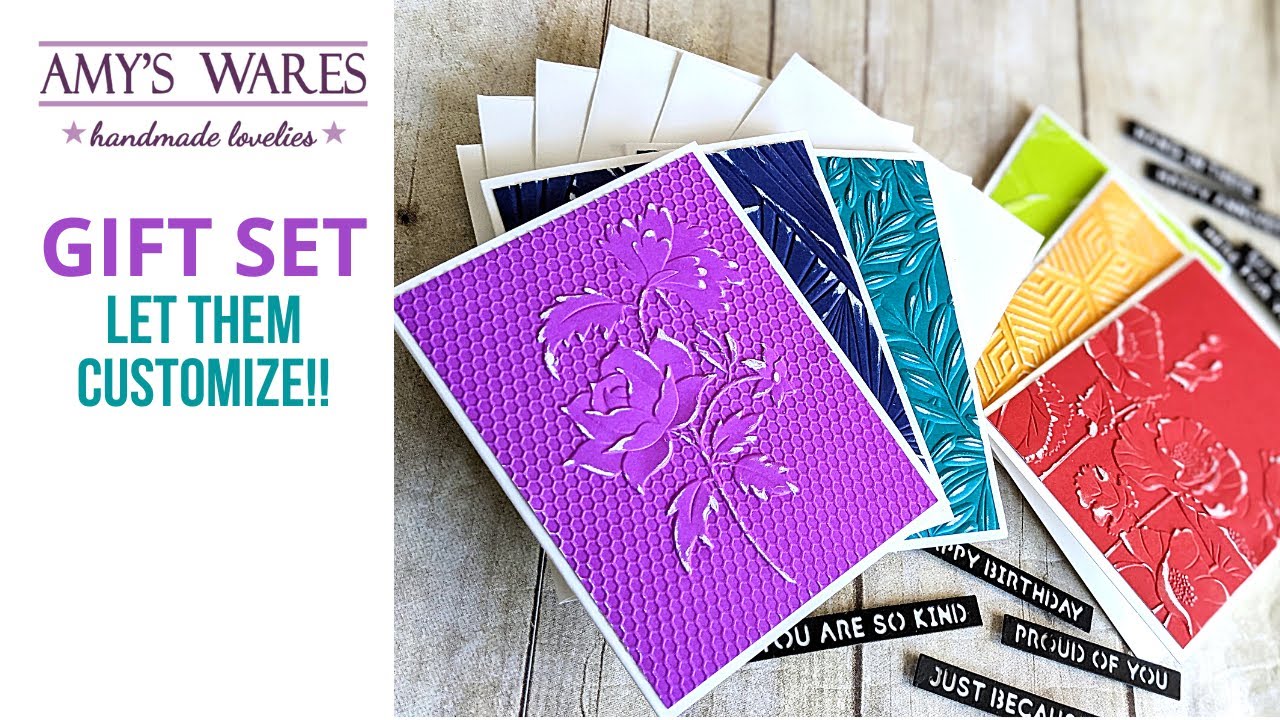 Greeting card gift set! Let THEM customize what they need! Fun