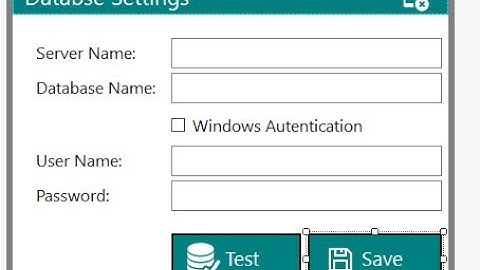 C# winform Database Setup Part 3