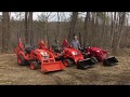 The Sub Compact Tractor Challenge - Mahindra Emax  vs. BX Kubota vs Kioti CS2210