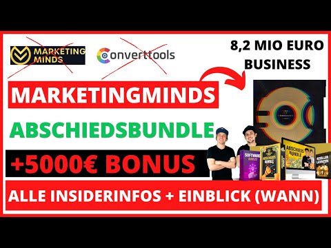 Marketingminds Abschiedsbundle INSIDERINFOS + 5.000 € BONUS ?Sven und Tommy - DU bekommst ALLES!