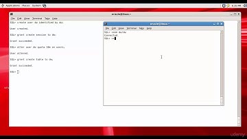 072 Oracle DBA Complete Tutorial  - Creating users and tables