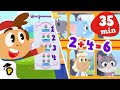 Math concepts  compilation  kids learning cartoon  dr panda tototime