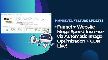 Funnel + Website Mega Speed Increase via Automatic Image Optimization + CDN Live!