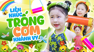 Lk Trống Cơm 🎵 Tình Bằng Có Cái Trống Cơm - Bé Khánh Vy ️🎵 Nhạc Thiếu Nhi Vui Nhộn [MV 4K]