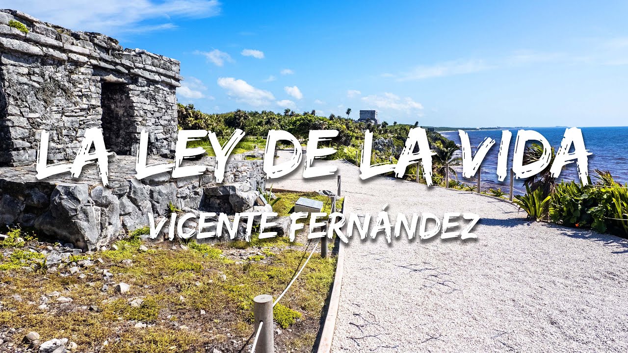 Vicente Fernández - La Ley de la Vida (Texto/Lyrics)