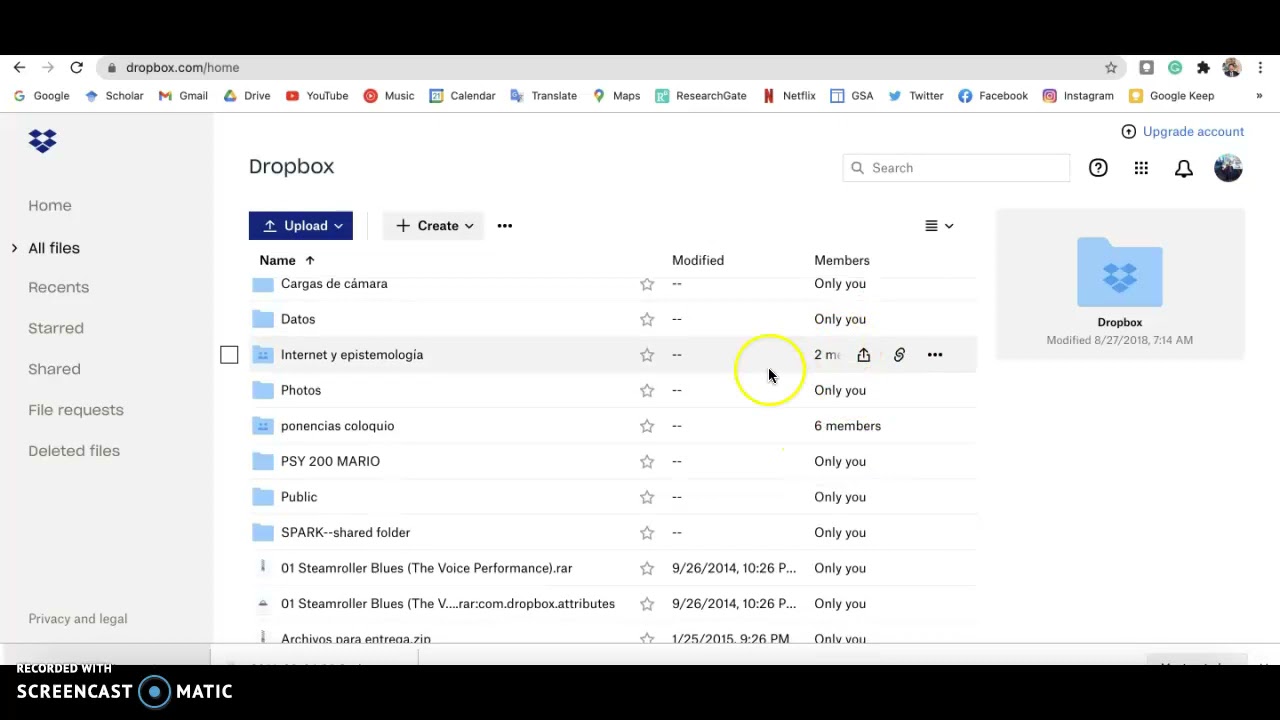 ¿Cómo empezar a utilizar Dropbox?