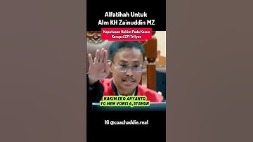 KH Zainuddin MZ : Muncul Penegak Hukum Bermental Anjing
