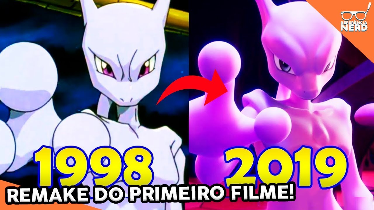 Saem comparações do novo filme do Pokémon do Mew vs Mewtwo com versão  antiga – Aperta o X