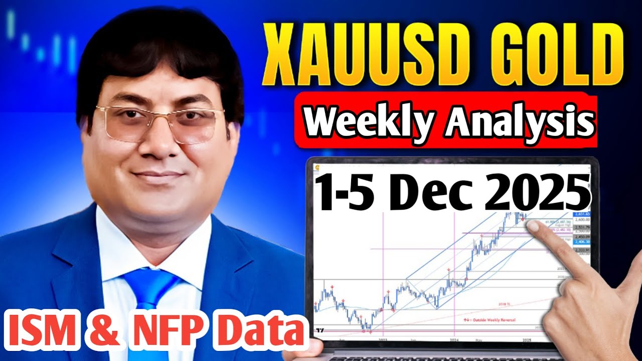 xauusd weekly forex analysis today hindi 1-5 Dec 2025 | gold prediction ...