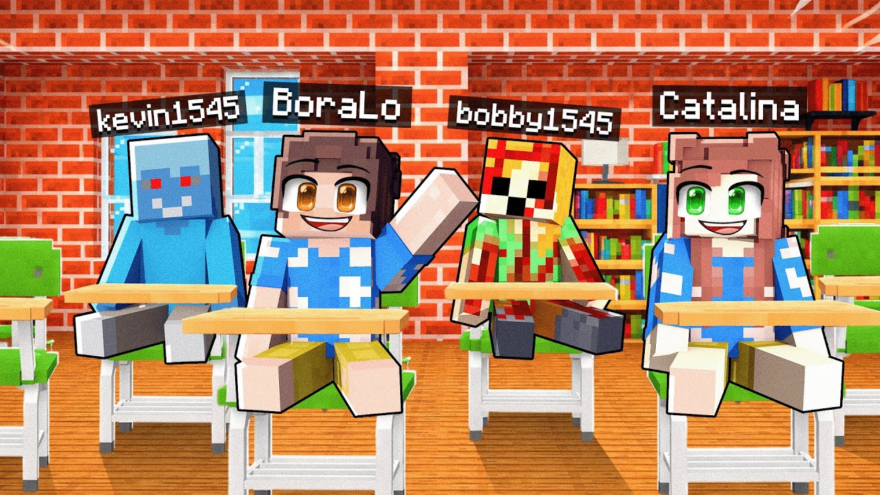 EFSANE OKULU'NDA 1 GÜN! - Minecraft