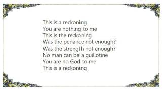 Killswitch Engage - Reckoning Lyrics