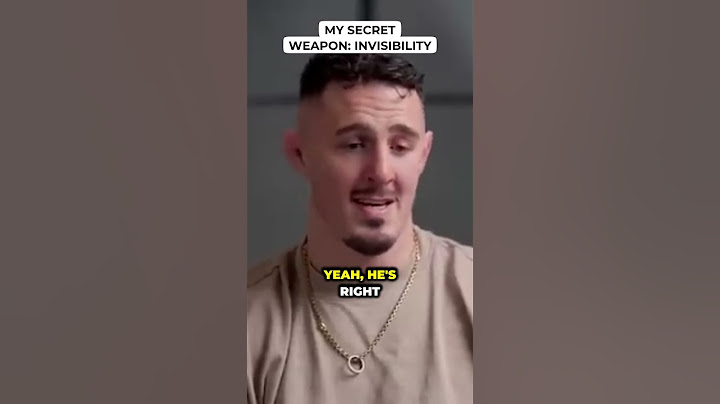 My Secret Weapon: Invisibility - Tom Aspinall #mma #shorts