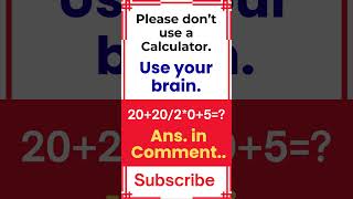 Please don’t use a Calculator | Maths Question answer | reasoning | brain Storming gk #maths #quiz