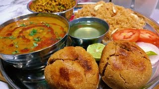 सर्दियों में बनाए राजस्थानी दाल- बाटी चूरमा रेसिपी (कुकर में) | How to make Dal Bati Churma Recipe