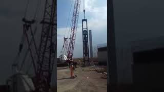 Link Belt ls-118 en el nuevo aeropuerto internacional de mexico