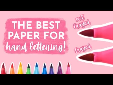 The Best Pens, Paper, and Supplies for Hand Lettering – Hand Lettered Design