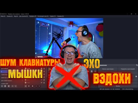 Как убрать Звуки Клавиатуры и Мыши на Стриме?!