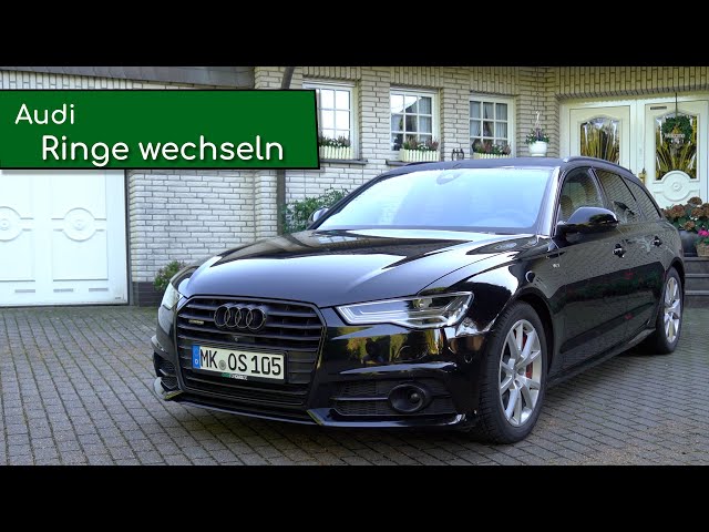 All black everything! Audi Ringe wechseln / entfernen / Schwarze Embleme /  Dechrome / Black Edition 