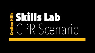 CHC EMT Skills Lab - AED with Bystander CPR Scenario