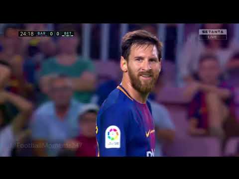  Barcelona 2-0 Real Betis: Lionel Messi hits woodwork three times in La Liga opener (Watch the video highlight match)