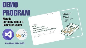 Sistem Pakar Metode Certainty Factor dan Dempster Shafer | Visual Basic .NET & MySQL | Demo Program.