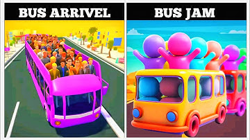 Bus Arrival vs Bus Jam - Android iOS Mobile Gameplay Walkthrough @KLSKINBOX