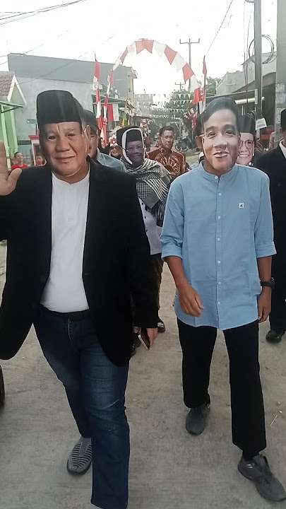 Bapak Prabowo dan Mas Gibran meramaikan Karnaval dalam memeriahkan HUT RI ke 79 #17agustus2024
