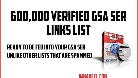 600k+ Verified GSA SER Links list March 2015