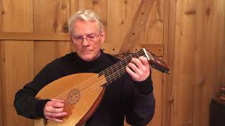 Video thumbnail of "Polska after Sorgards Pelle (trad. Swedish) Daniel Estrem, renaissance lute"