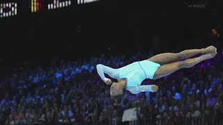 Simone Biles makes history as the first woman to land this difficult vault trick in competition